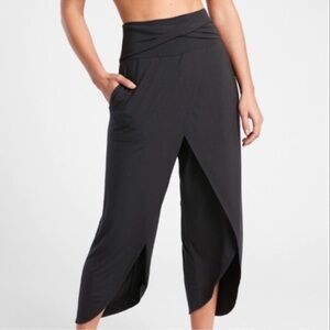 Athleta Black Wrap Pants